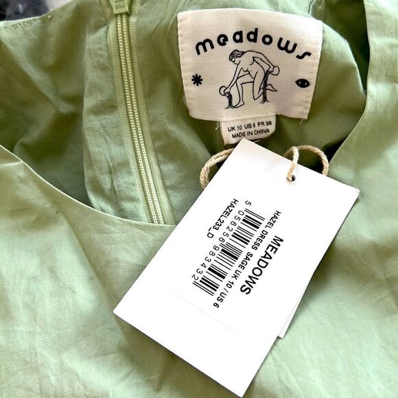 Meadows Hazel cotton Dress Sage US6 - Picture 12 of 12